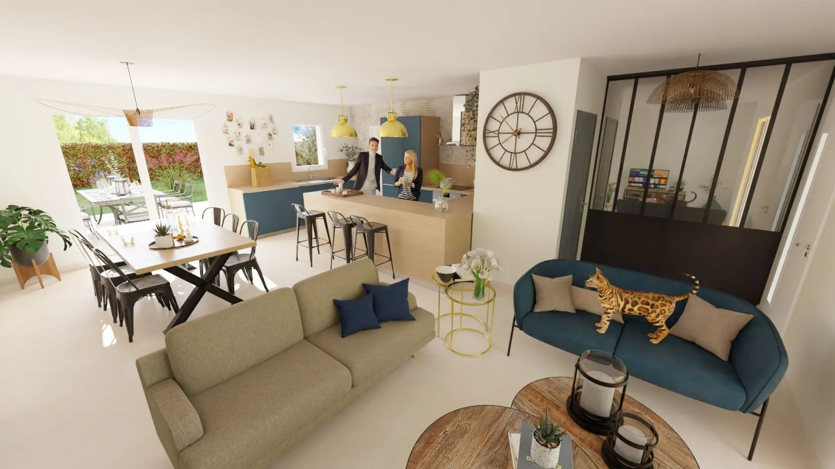 Maison neuve 74 m² à Desertines (03630)