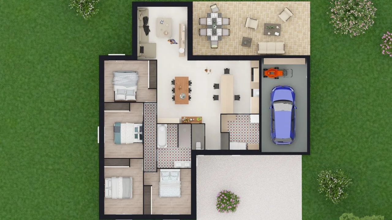 Maison neuve 112 m² au Theil (03240)