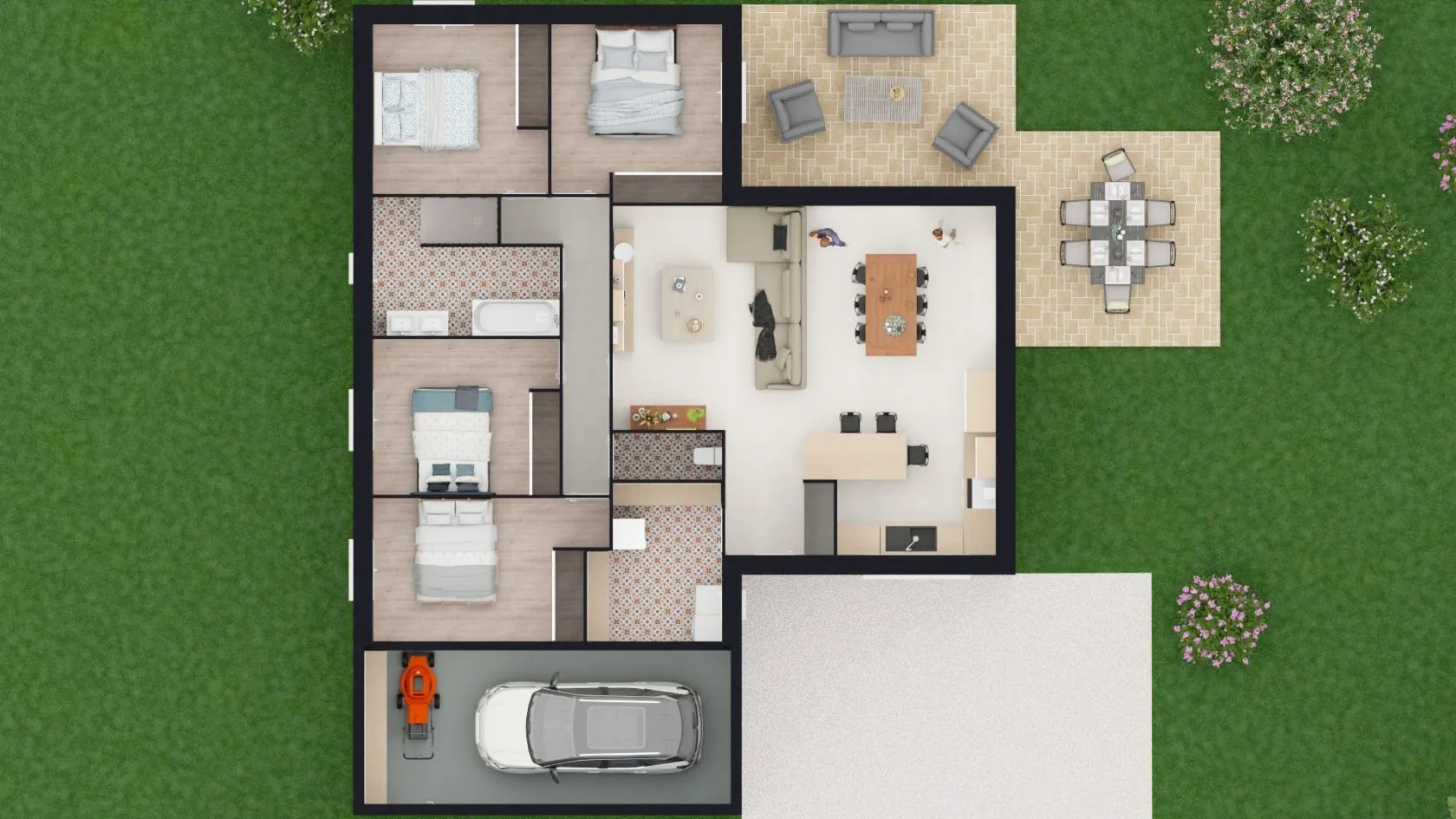 Maison neuve 115 m² à Neris-les-Bains (03310)
