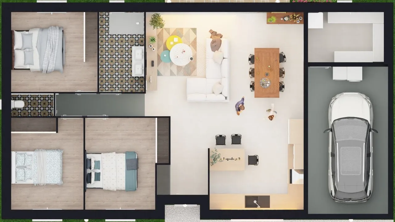Maison neuve 95 m² à Charensat (63640)