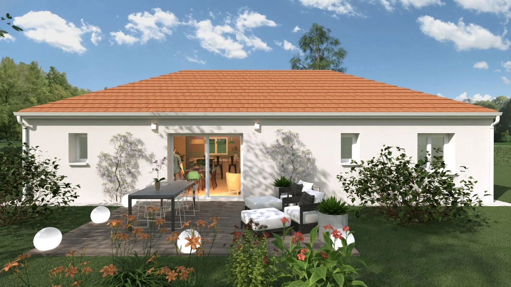 Maison neuve à Vallon-en-Sully