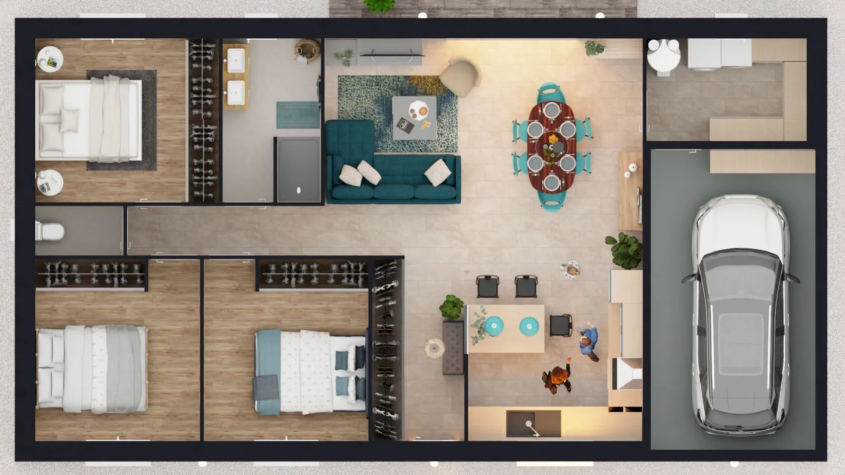 Maison neuve 85 m² à Pionsat (63330)