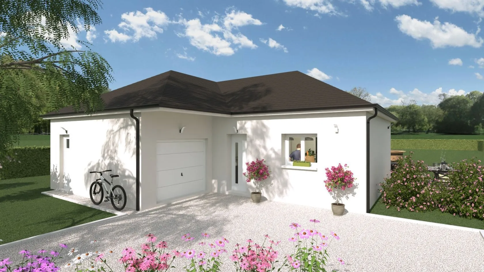 Maison neuve 82 m² à Gouzon (23230)