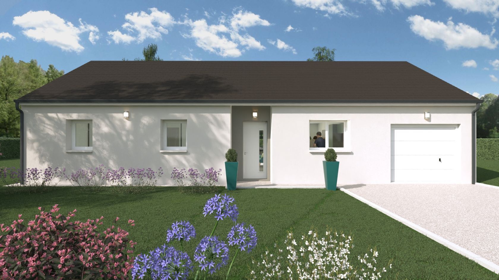 Maison neuve 90 m² à Neris-les-Bains (03310)