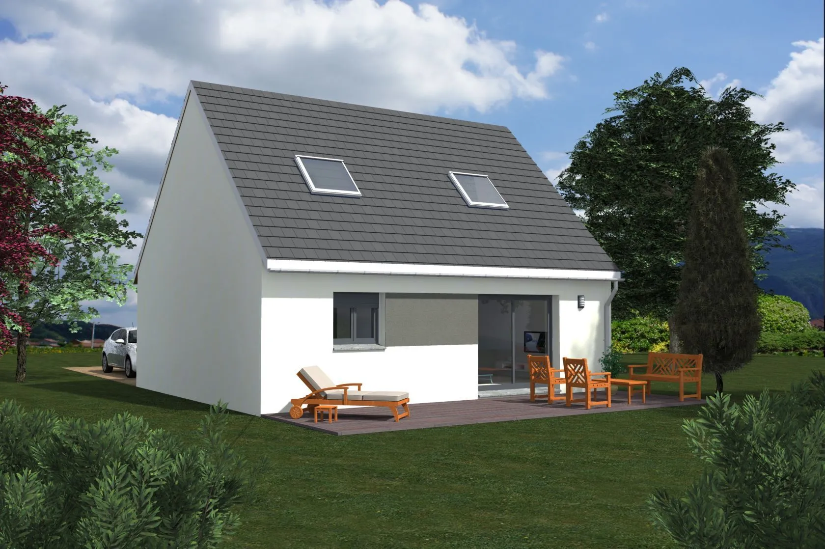 Maison neuve 94 m² à Penchard (77124)