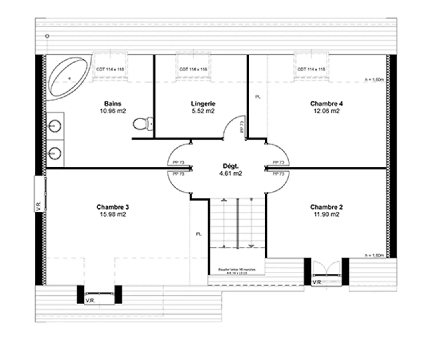 Maison neuve 146 m² à Menucourt (95180)