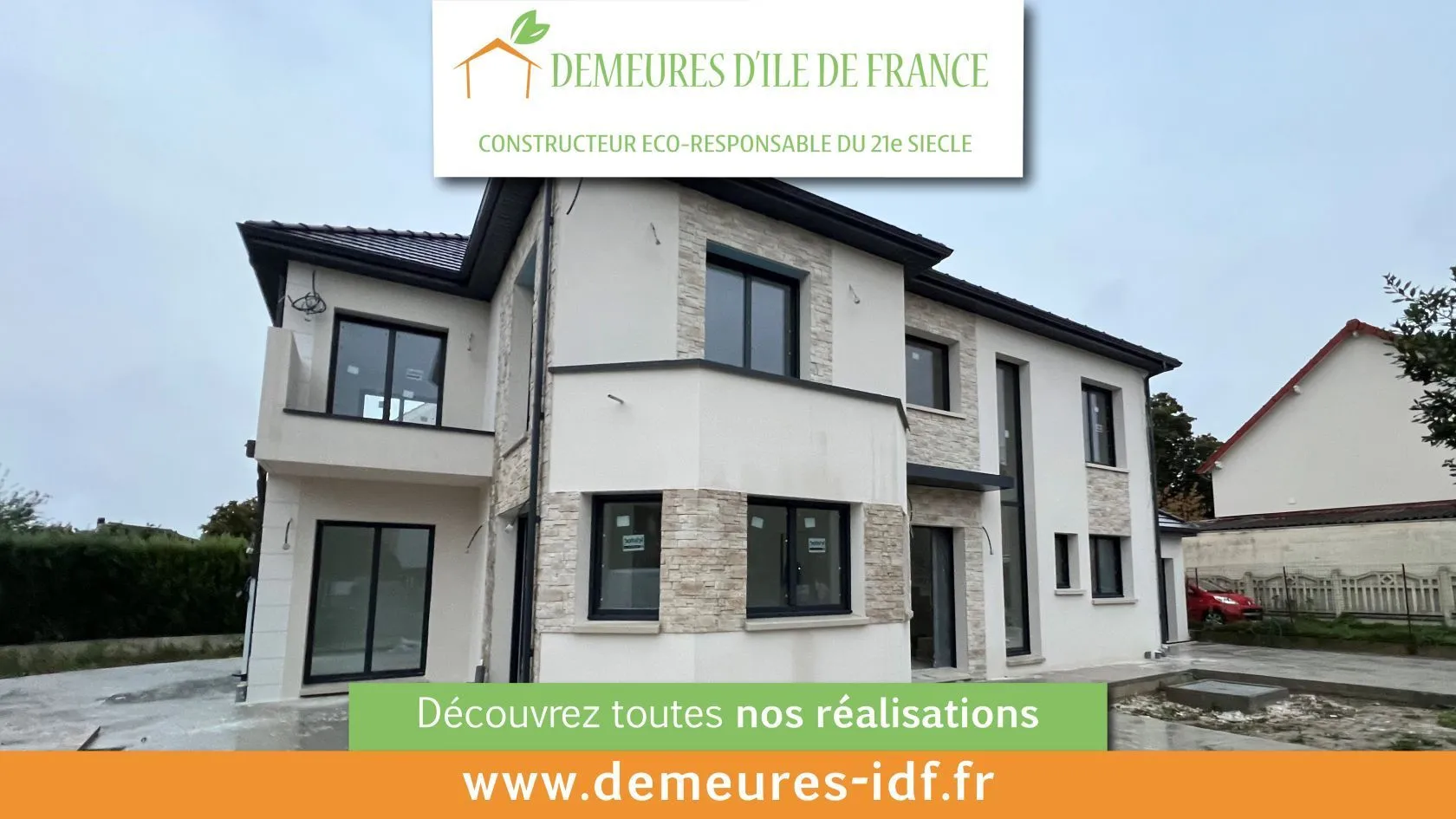 Maison neuve 129 m² à Vaucourtois (77580)