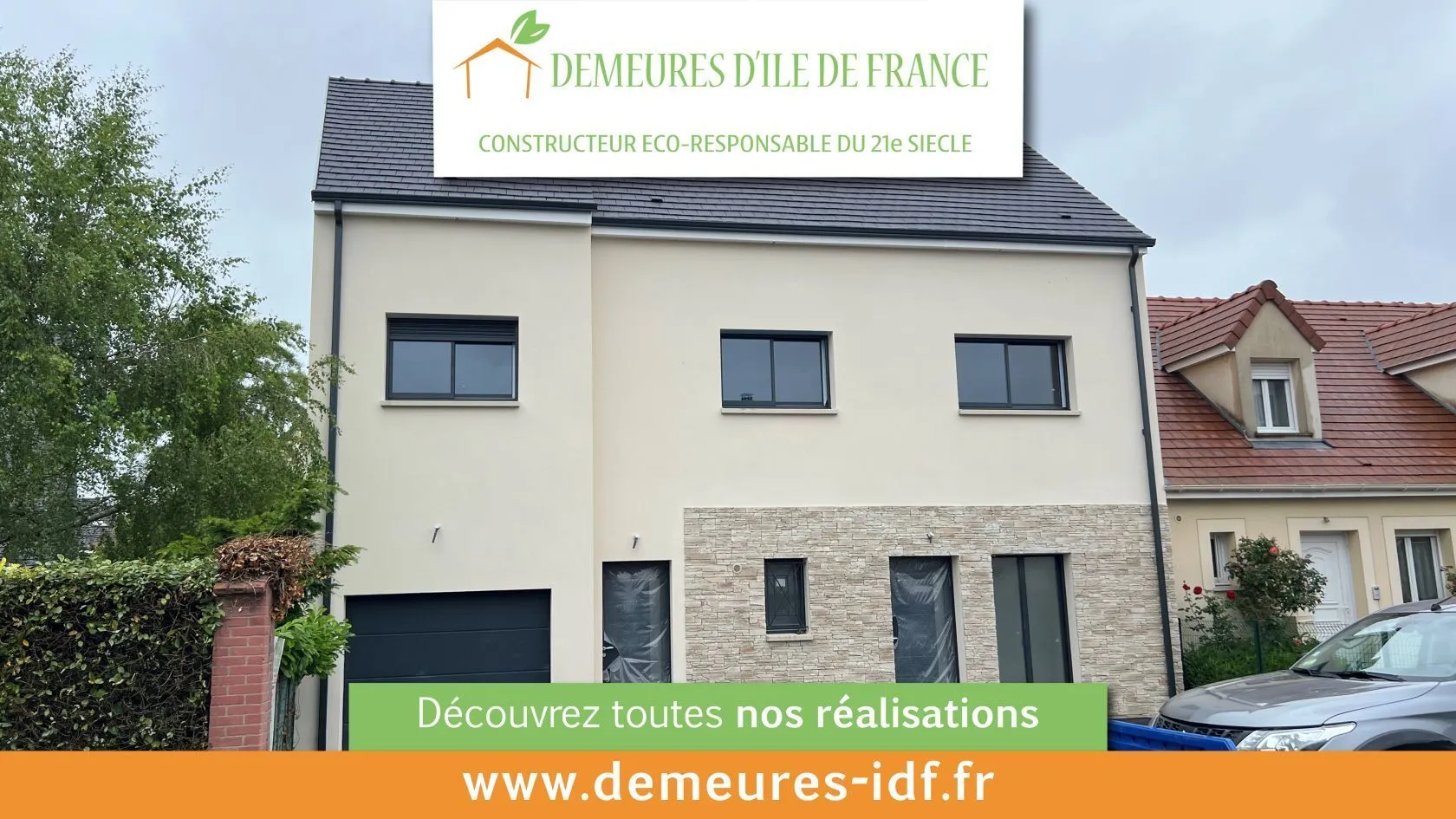 Maison neuve 129 m² à Vaucourtois (77580)