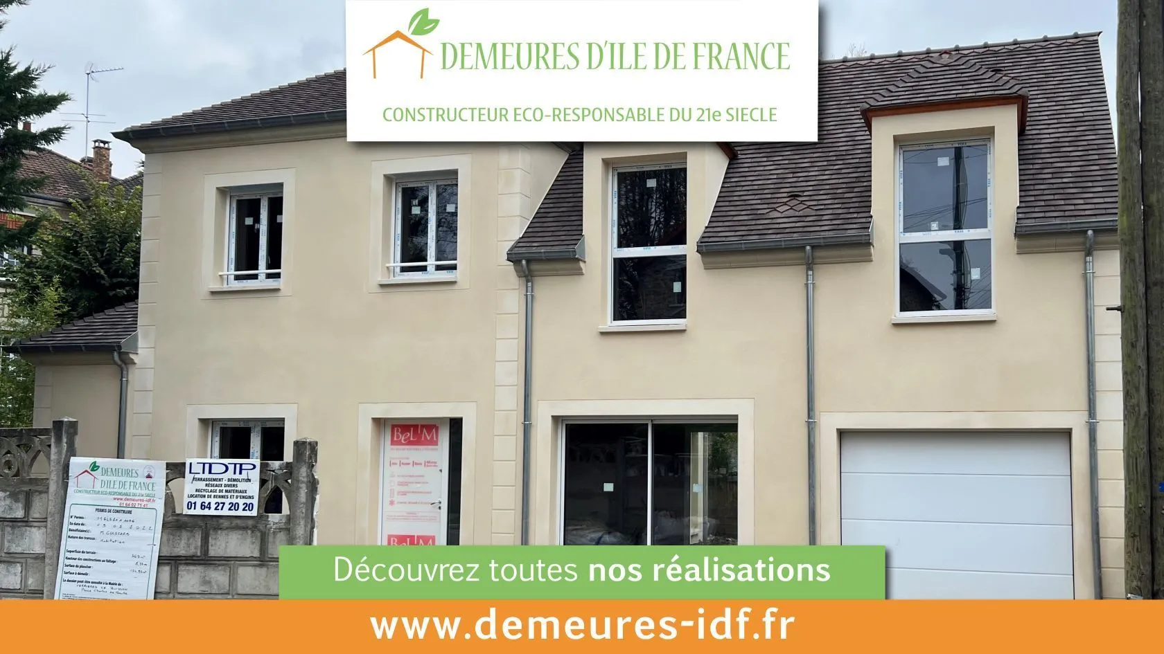 Maison neuve 129 m² à Vaucourtois (77580)