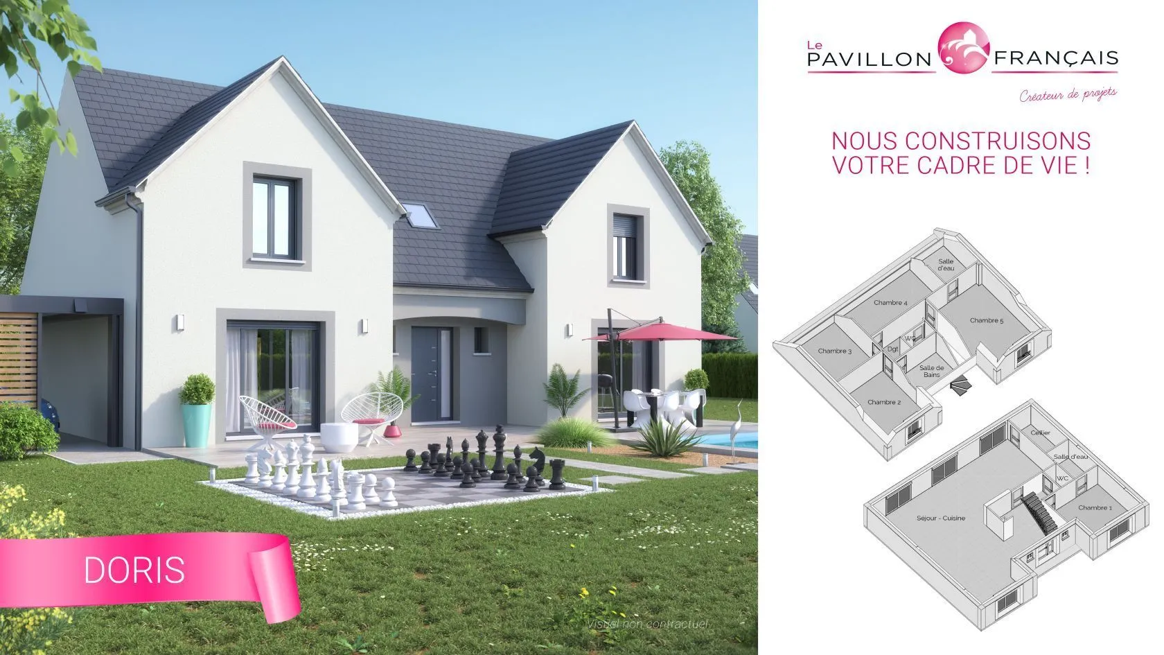 Maison neuve 180 m² à Quincy-Voisins (77860)