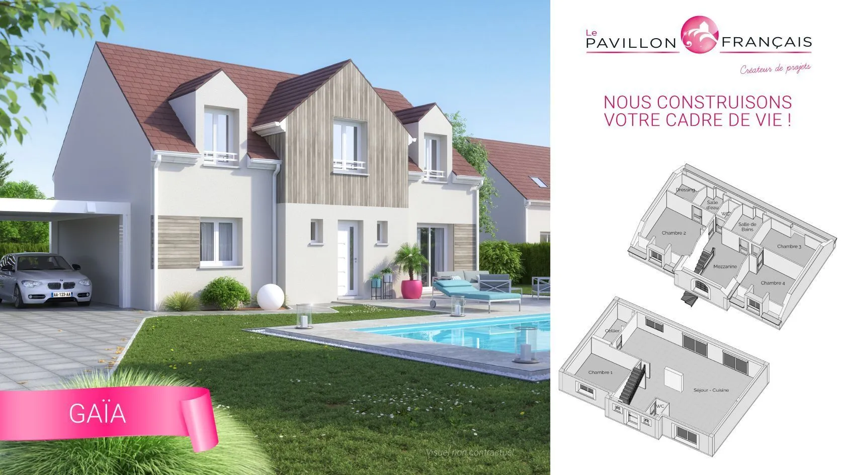 Maison neuve 135 m² à Torcy (77200)