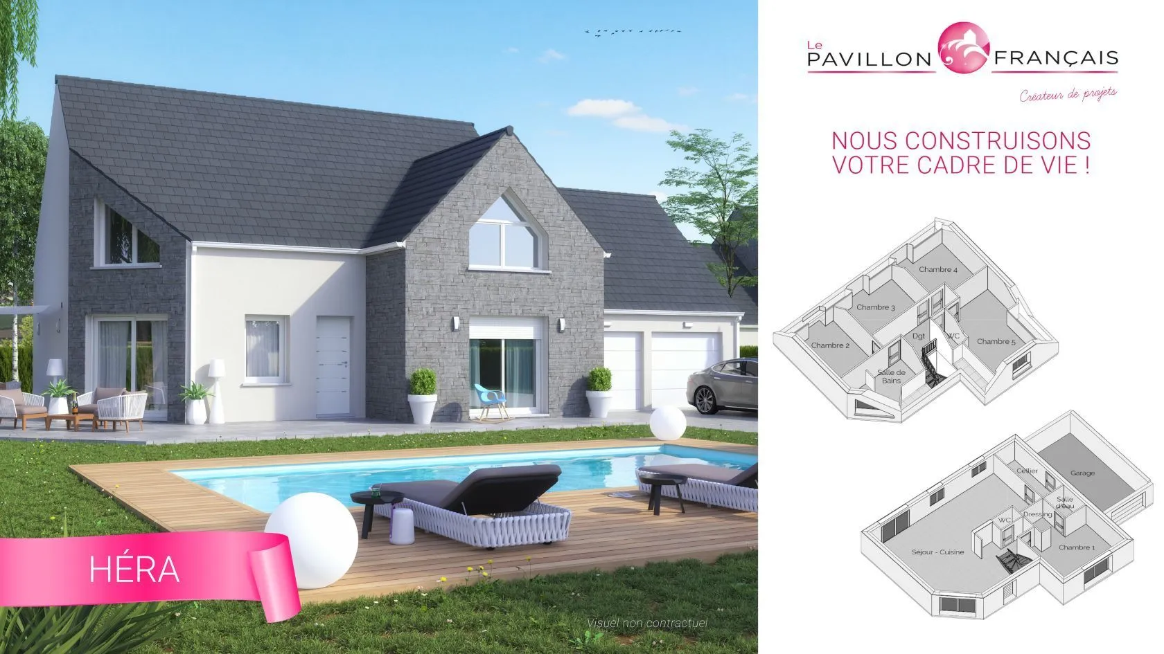 Maison neuve 135 m² à Fublaines (77470)