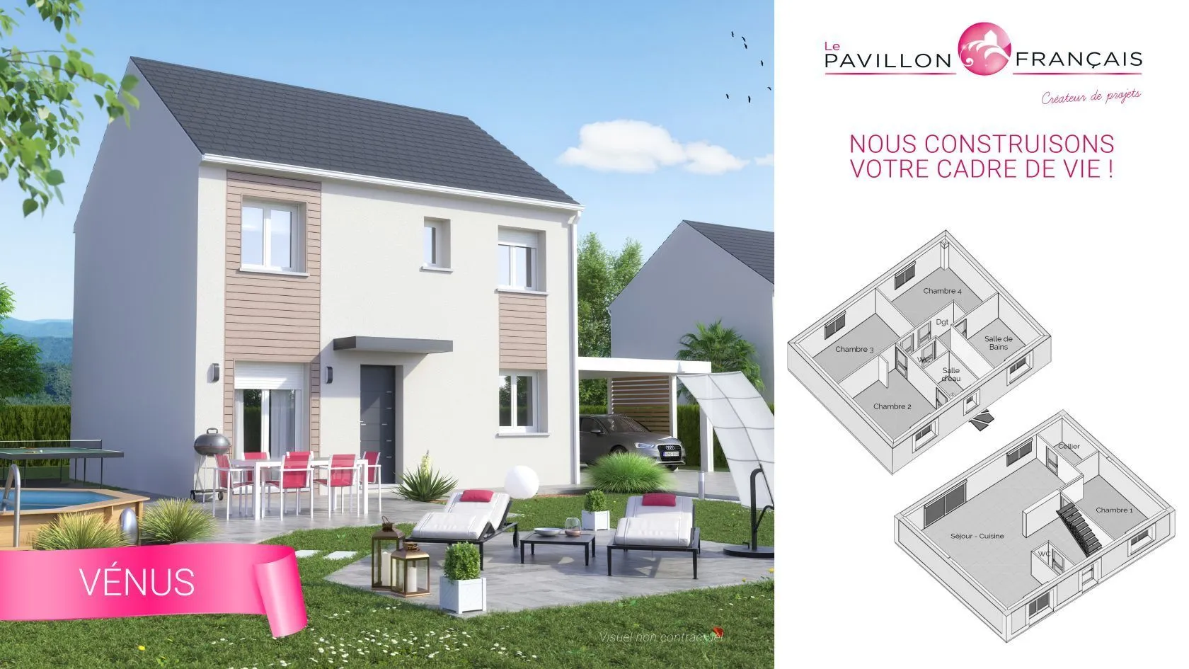 Maison neuve 120 m² à Fublaines (77470)