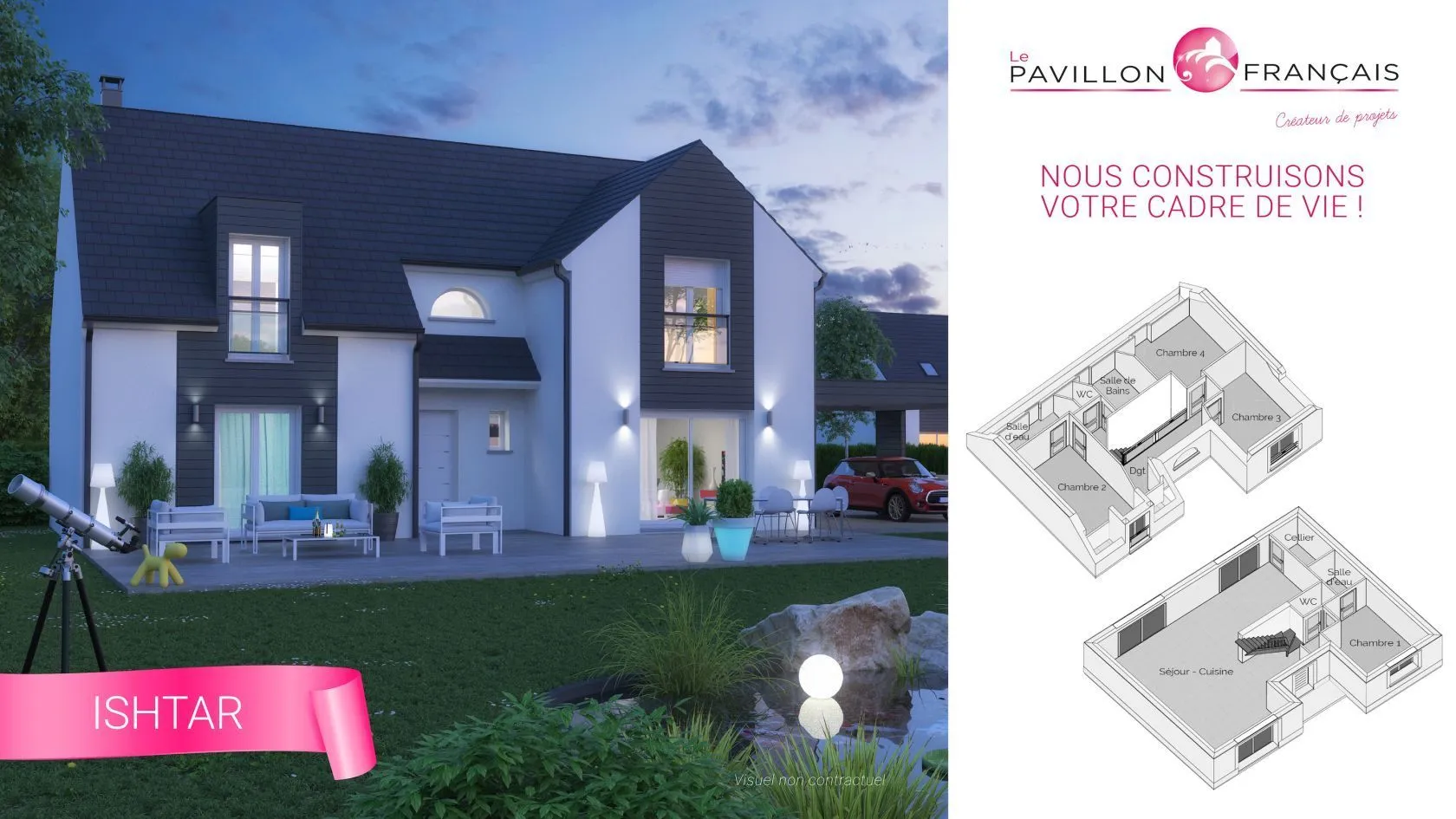 Maison neuve 120 m² à Chantilly (60500)