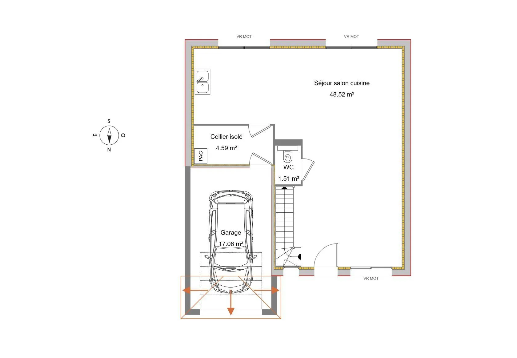 Maison neuve 118 m² à Ozoir-la-Ferrière (77330)