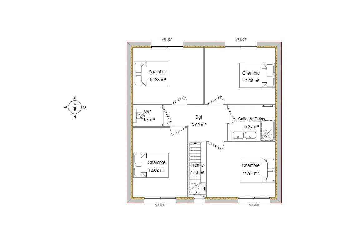 Maison neuve 118 m² à Ozoir-la-Ferrière (77330)
