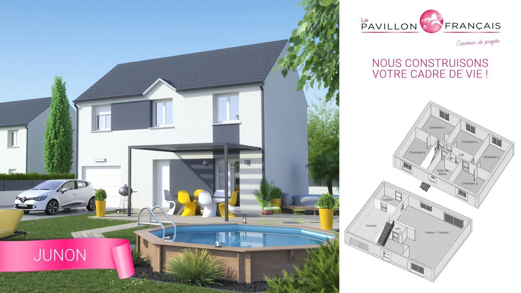 Maison neuve 130 m² à Barcy (77910)