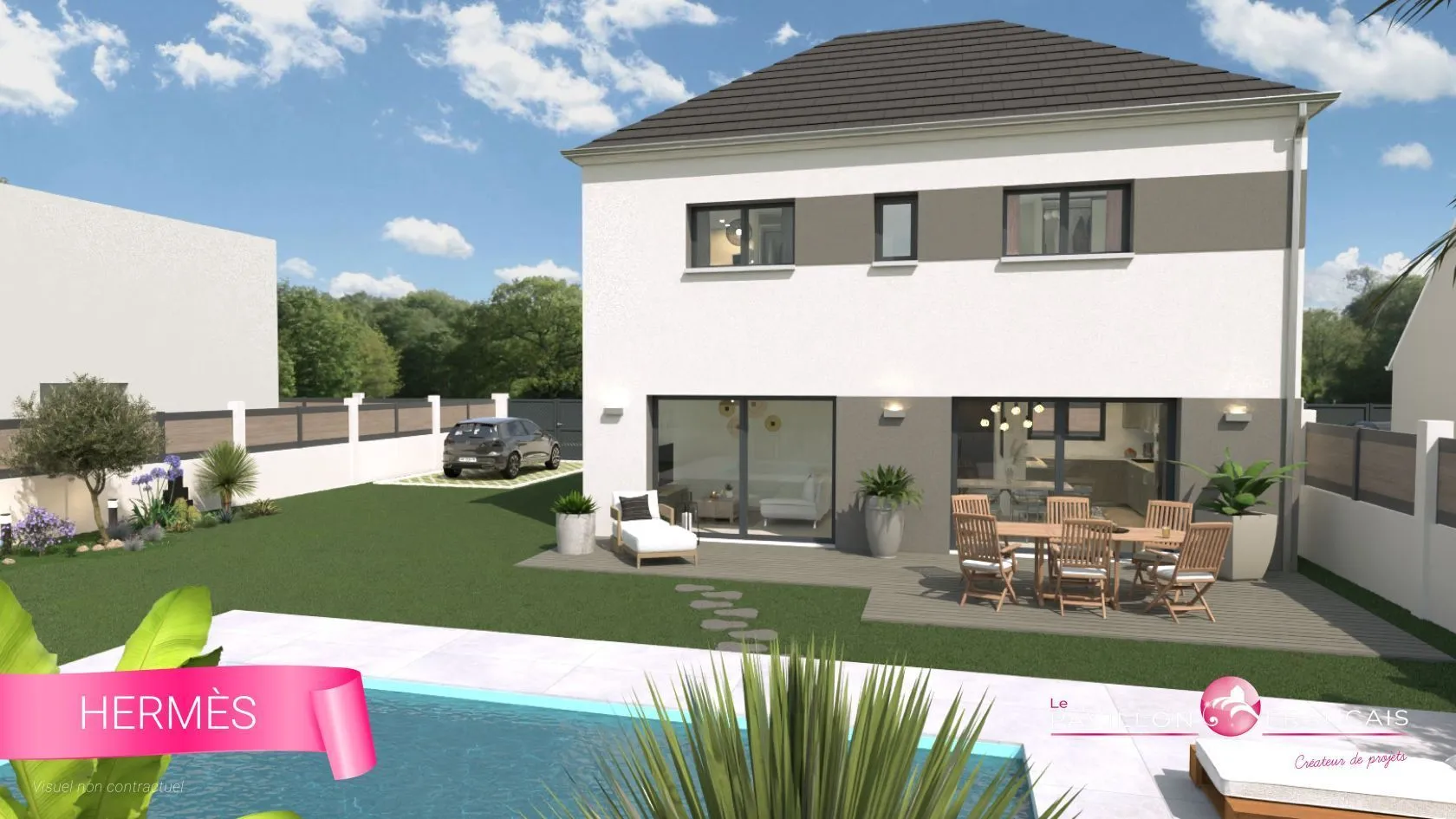 Maison neuve 105 m² à Chessy (77700)