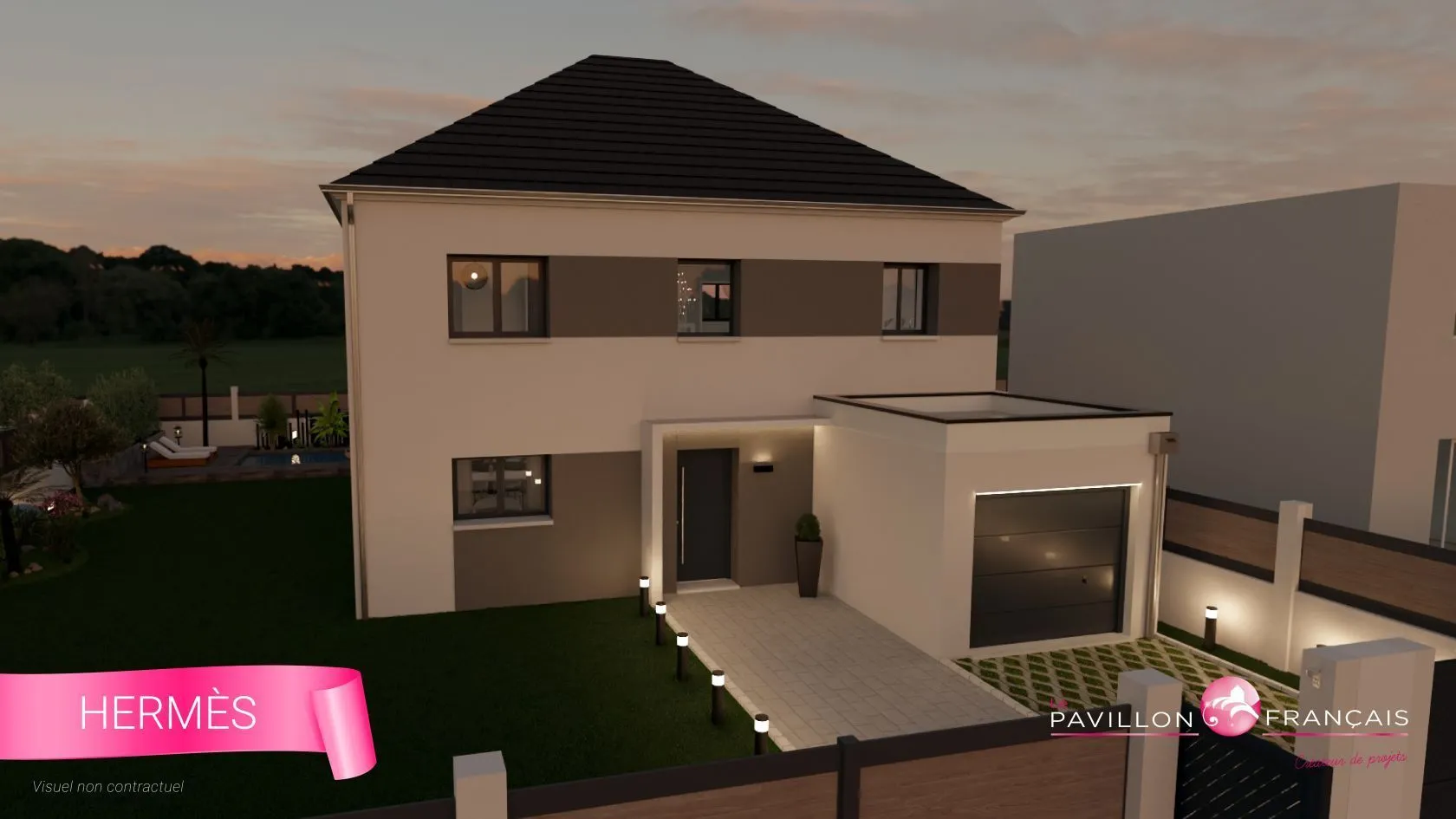 Maison neuve 96 m² à Bouleurs (77580)