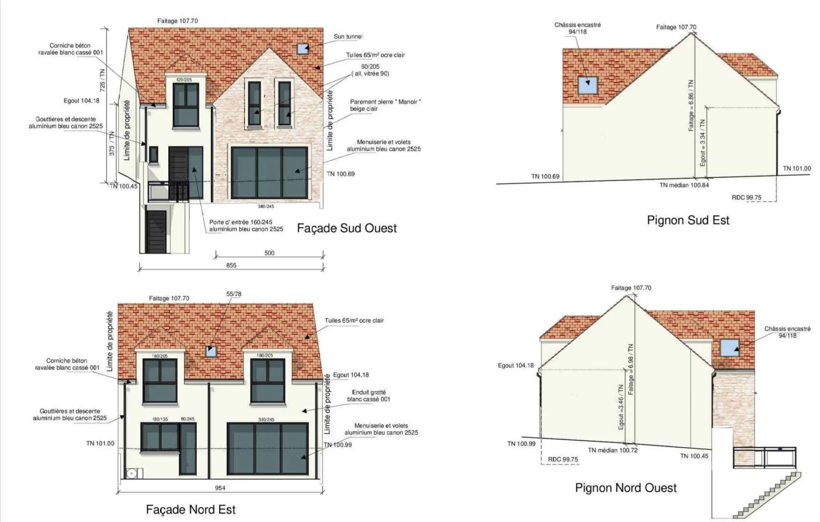 Maison neuve 119 m² à Noisy-le-Roi (78590)