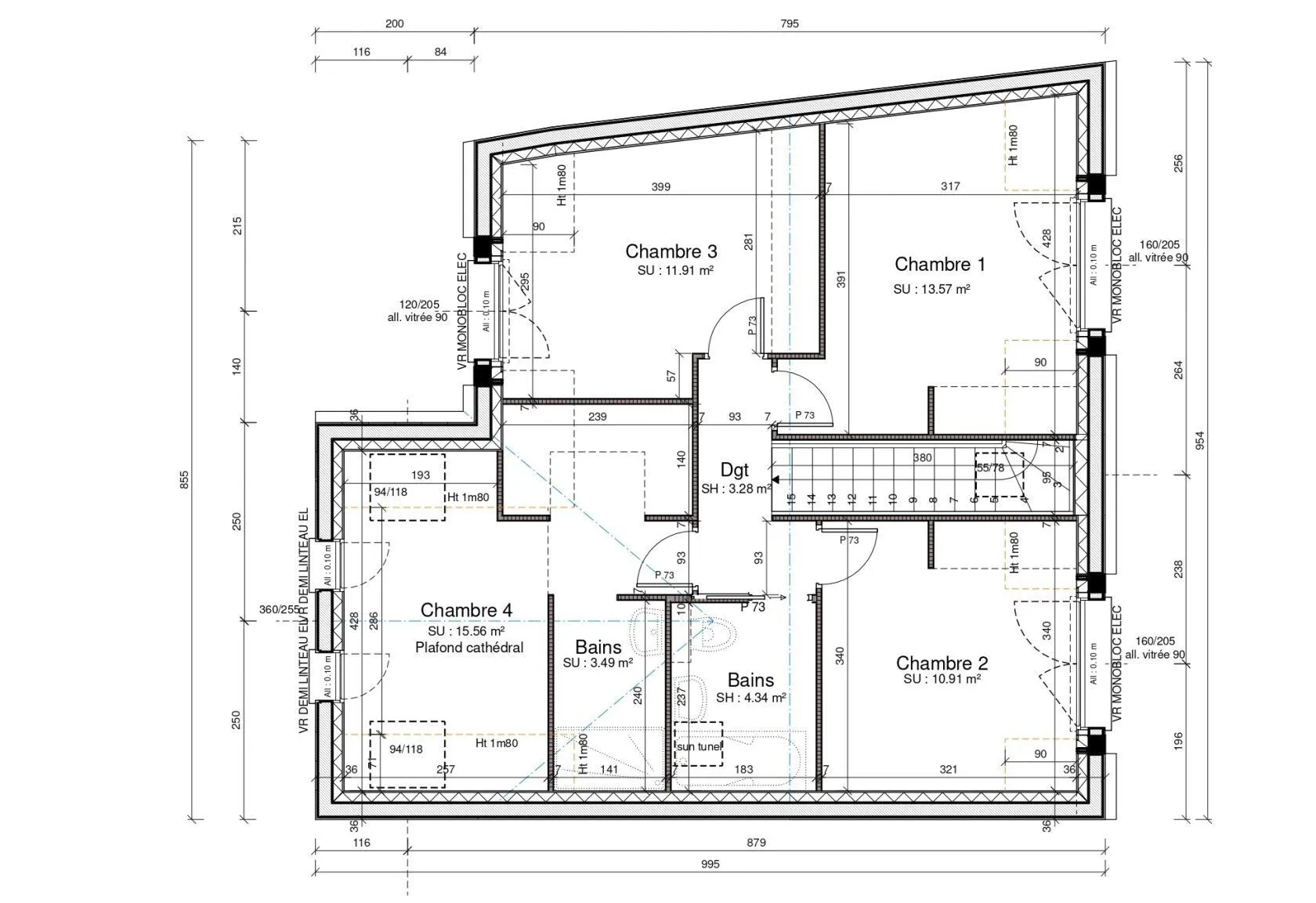 Maison neuve 119 m² à Noisy-le-Roi (78590)