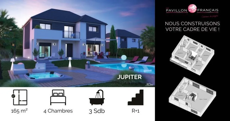 Maison neuve 140 m² à Montry (77450)