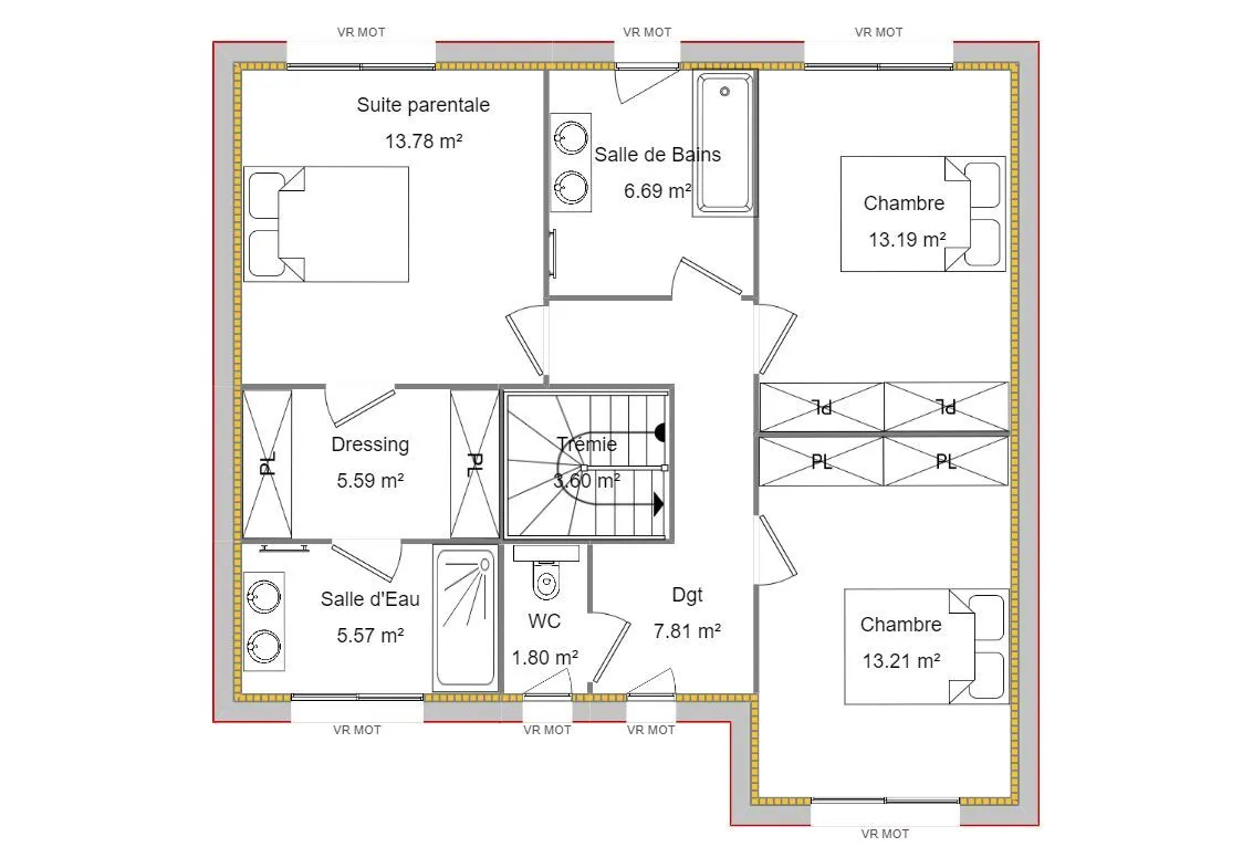 Maison neuve 125 m² à Neuilly-Plaisance (93360)