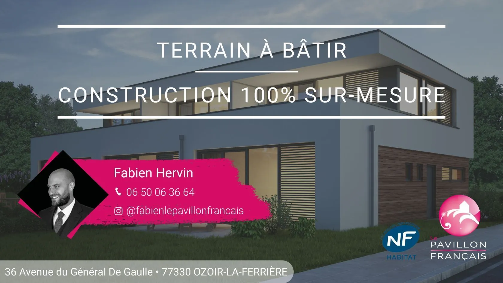 Maison neuve 170 m² à Tigeaux (77163)