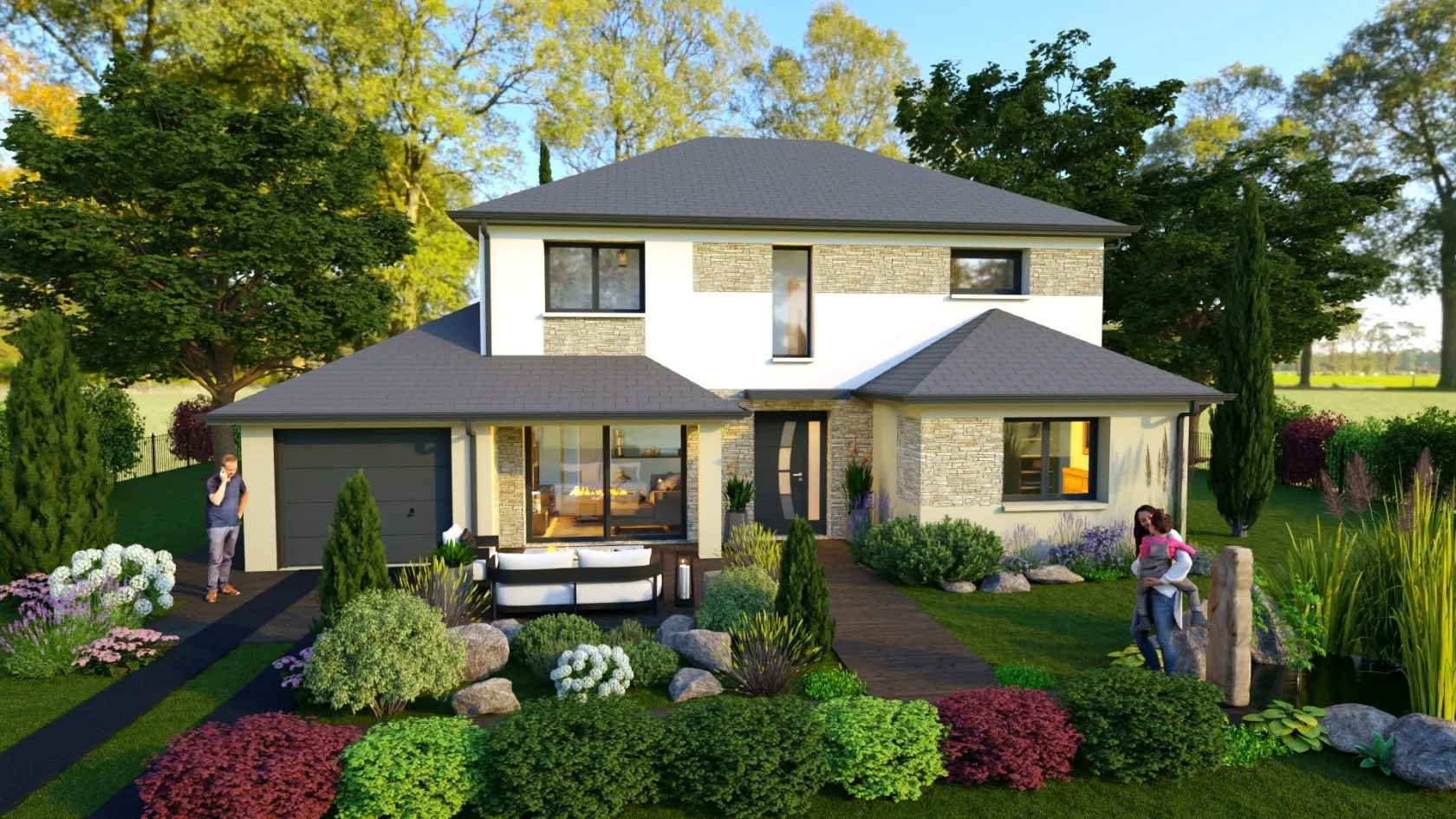 Maison neuve 170 m² à Montévrain (77144)