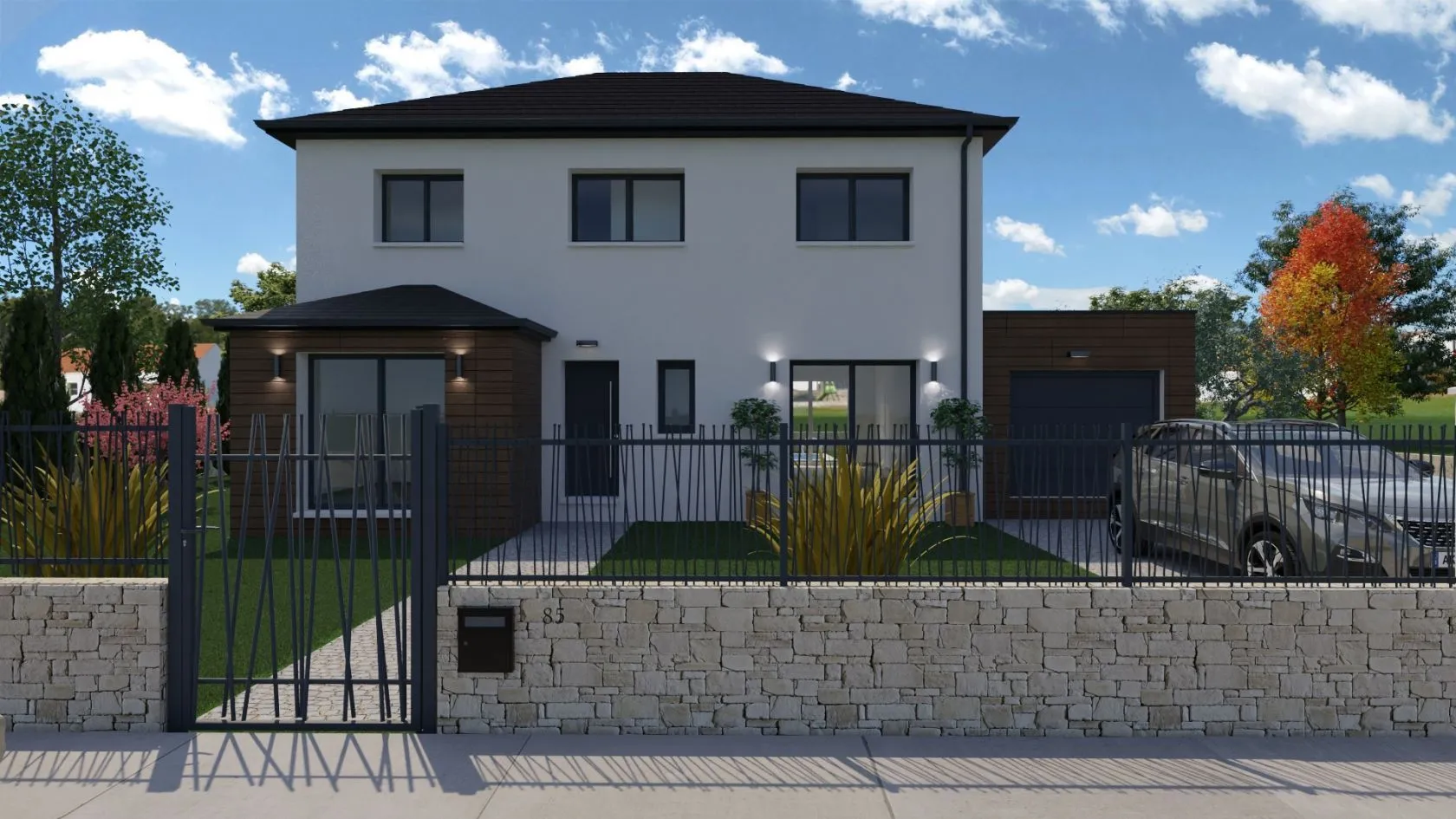 Maison neuve 142 m² à Grisy-Suisnes (77166)