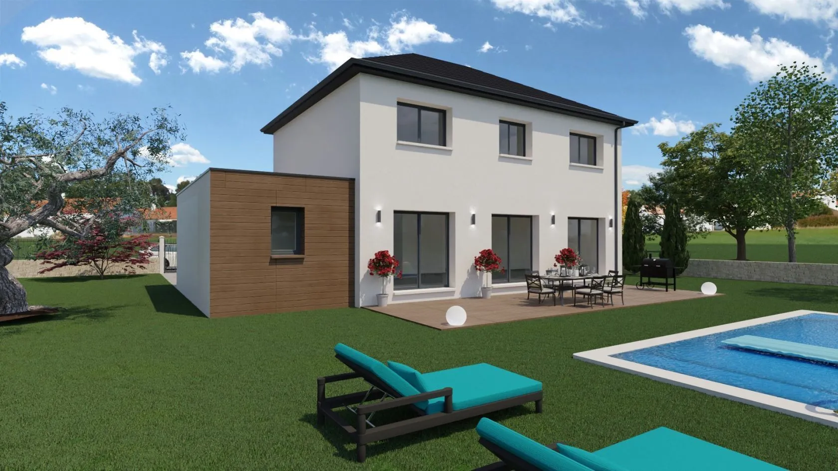 Maison neuve 142 m² à Grisy-Suisnes (77166)