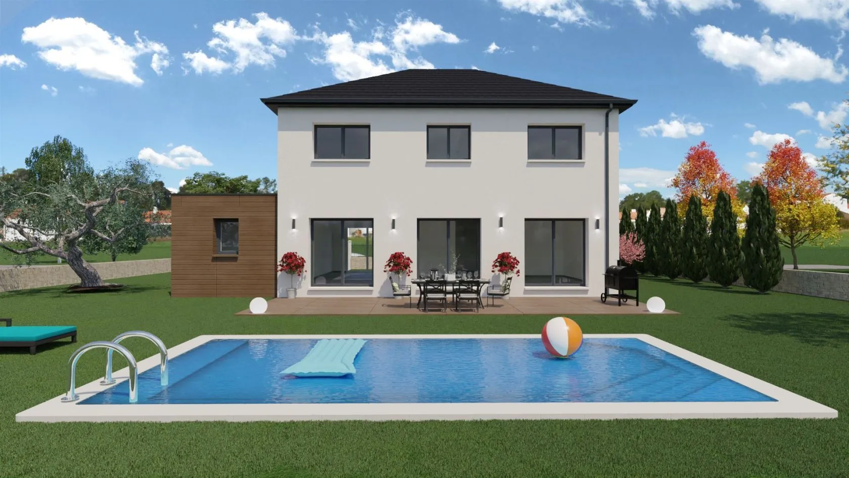 Maison neuve 142 m² à Grisy-Suisnes (77166)