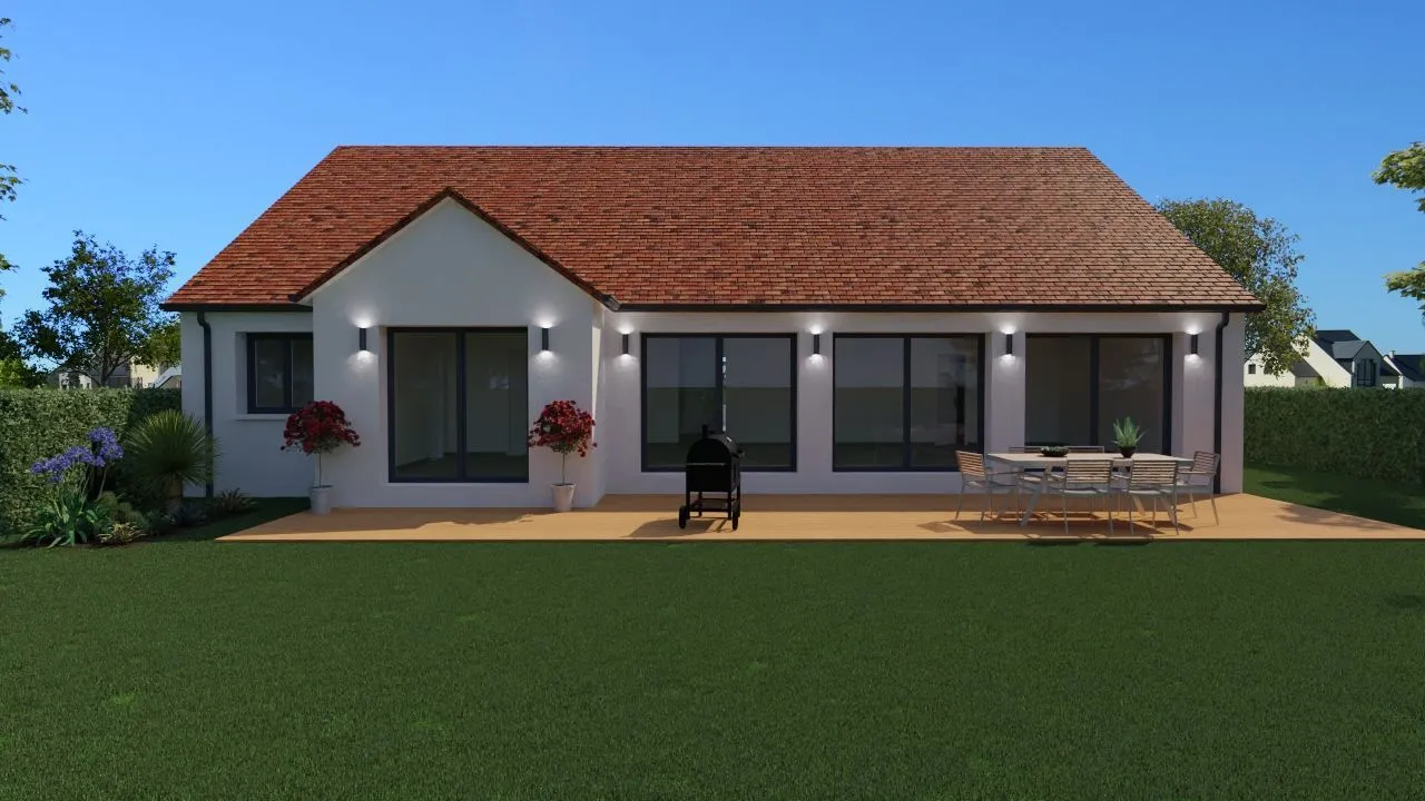 Maison neuve 147 m² à Saint-Fiacre (77470)