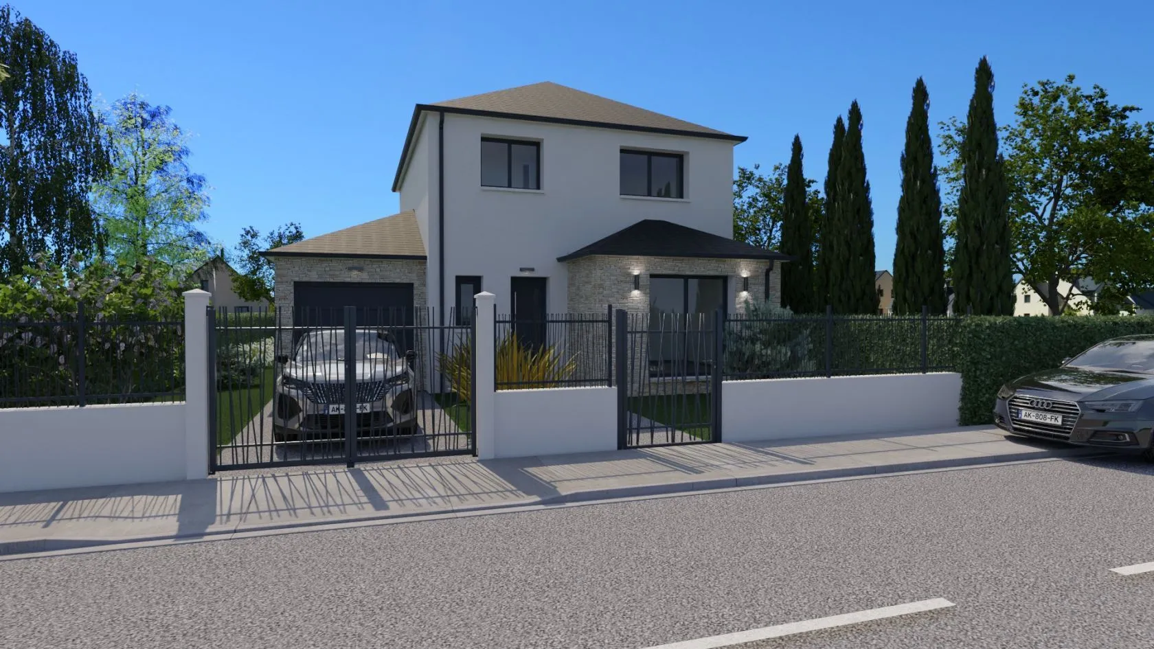 Maison neuve 125 m² à Bouleurs (77580)