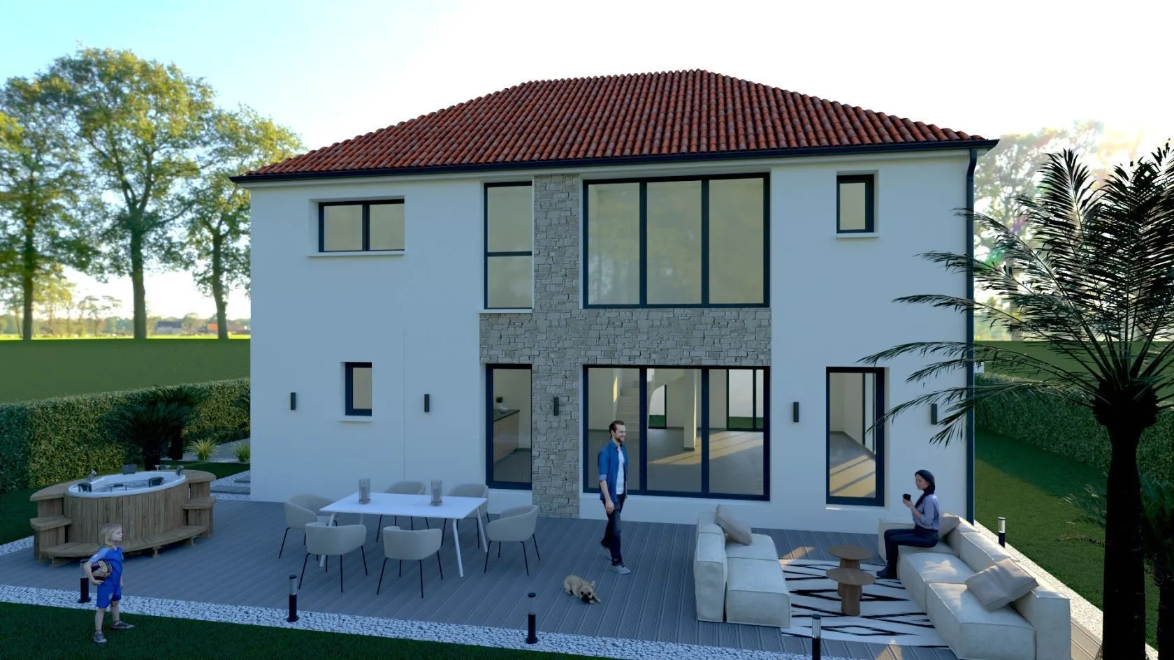 Maison neuve 165 m² à Bussy-Saint-Martin (77600)