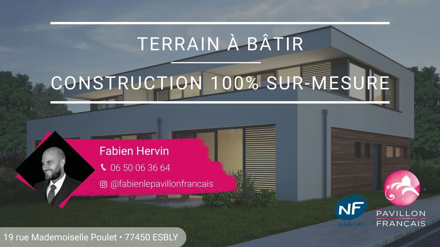 Maison neuve 150 m² à Saint-Mard (77230)