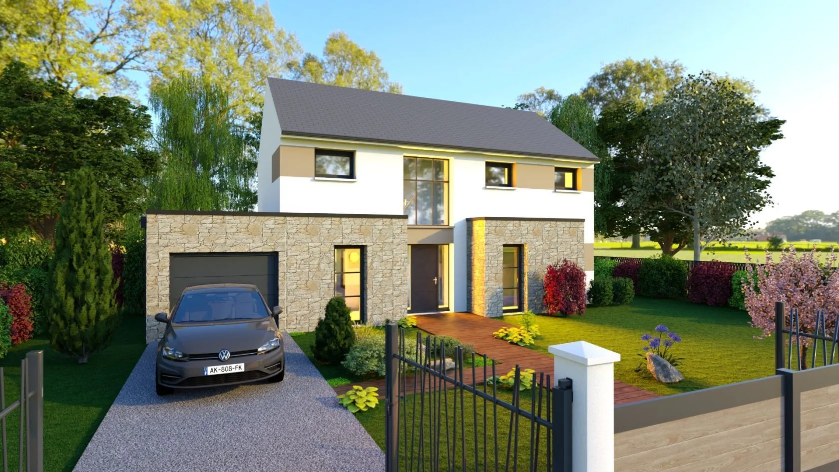 Maison neuve 135 m² à Varennes-Jarcy (91480)