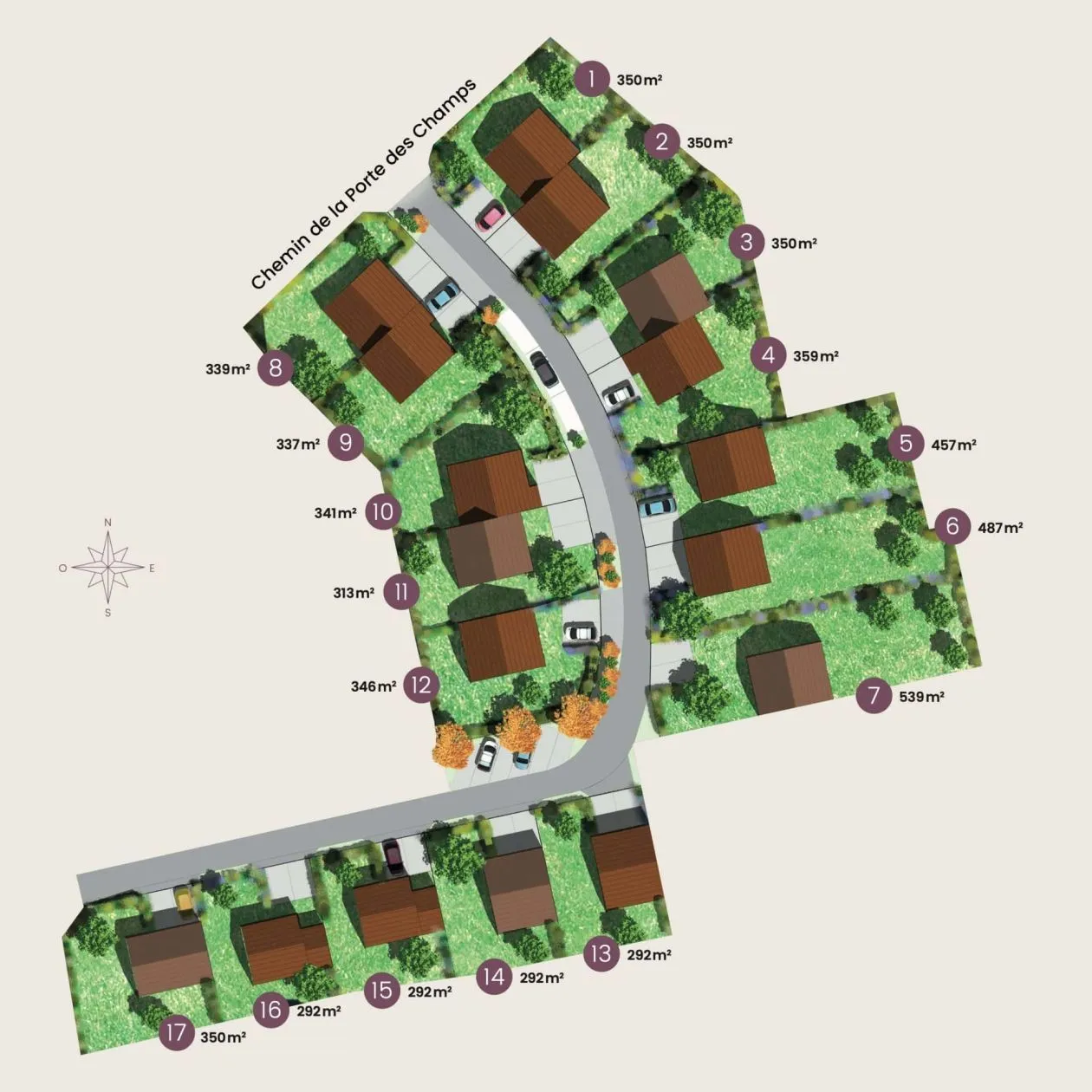 Terrain à bâtir 292 m² à Moisenay (77950)