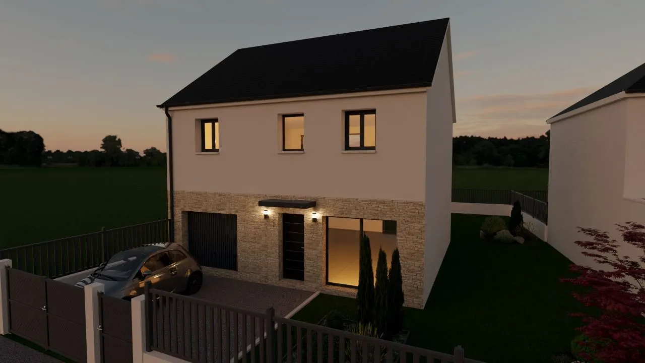 Maison neuve 120 m² à Samois-sur-Seine (77920)