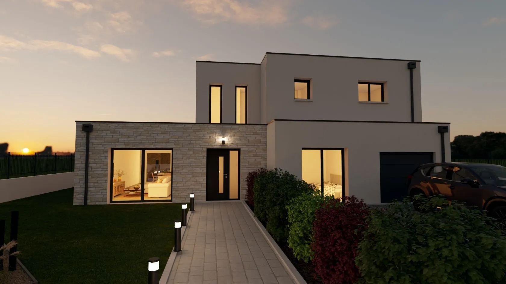 Maison neuve 165 m² au Vaudoué (77123)