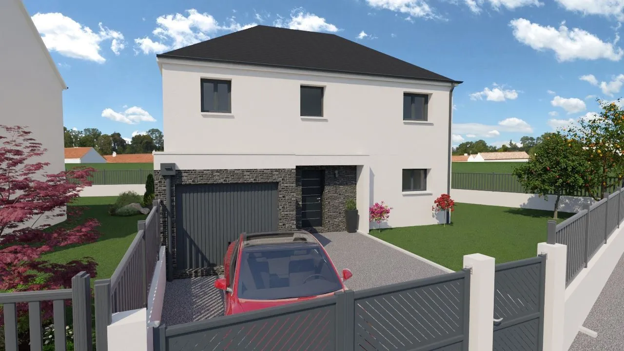 Maison neuve 140 m² à Noisy-sur-École (77123)