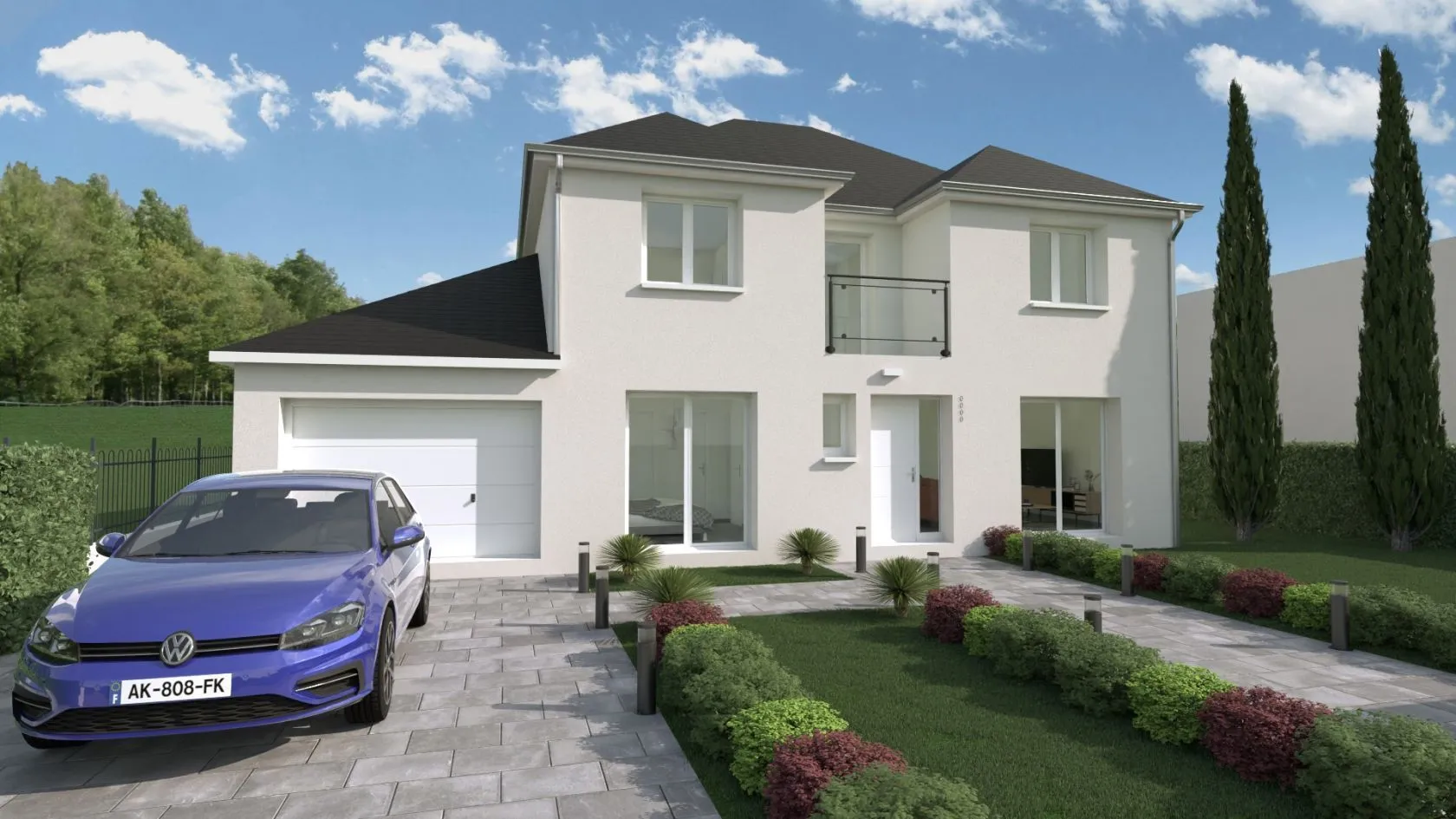 Maison neuve 150 m² au Vaudoué (77123)