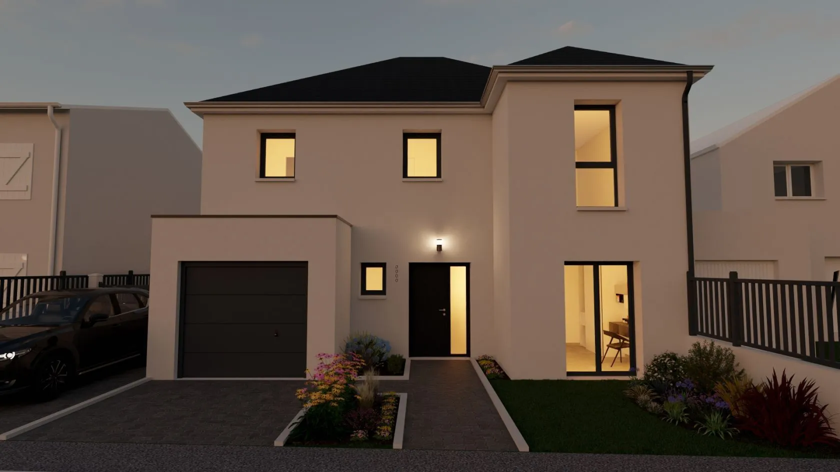 Maison neuve 145 m² à Chailly-en-Bière (77930)