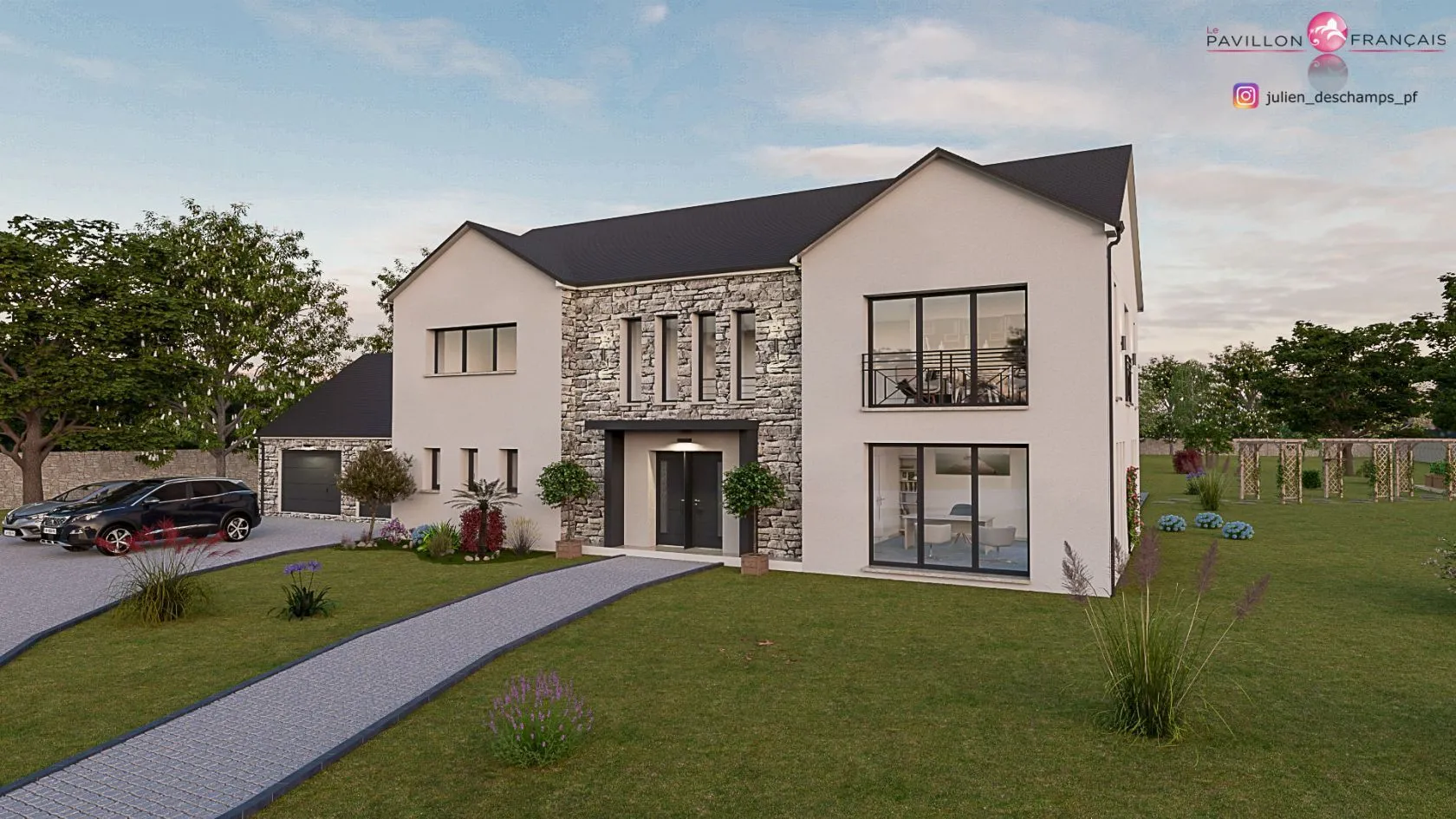 Maison neuve 200 m² à Feucherolles (78810)