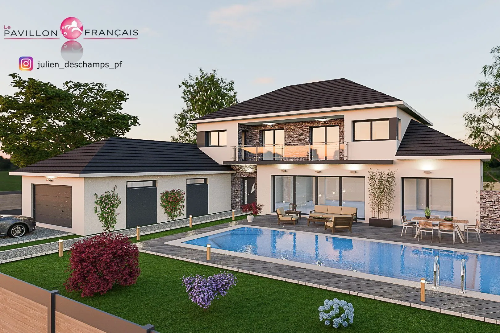 Maison neuve 120 m² à Thoiry (78770)