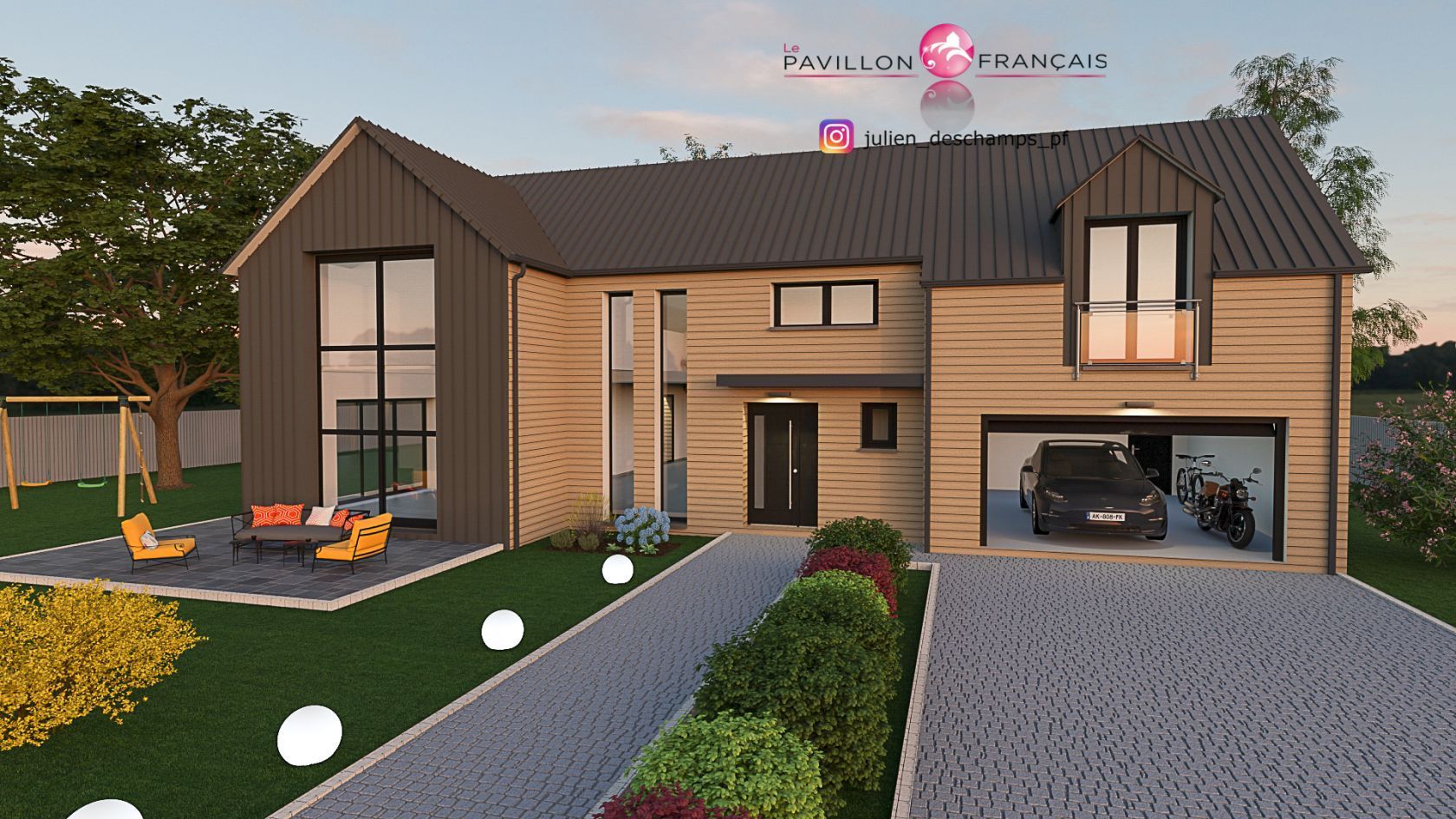 Maison neuve 180 m² à Feucherolles (78810)