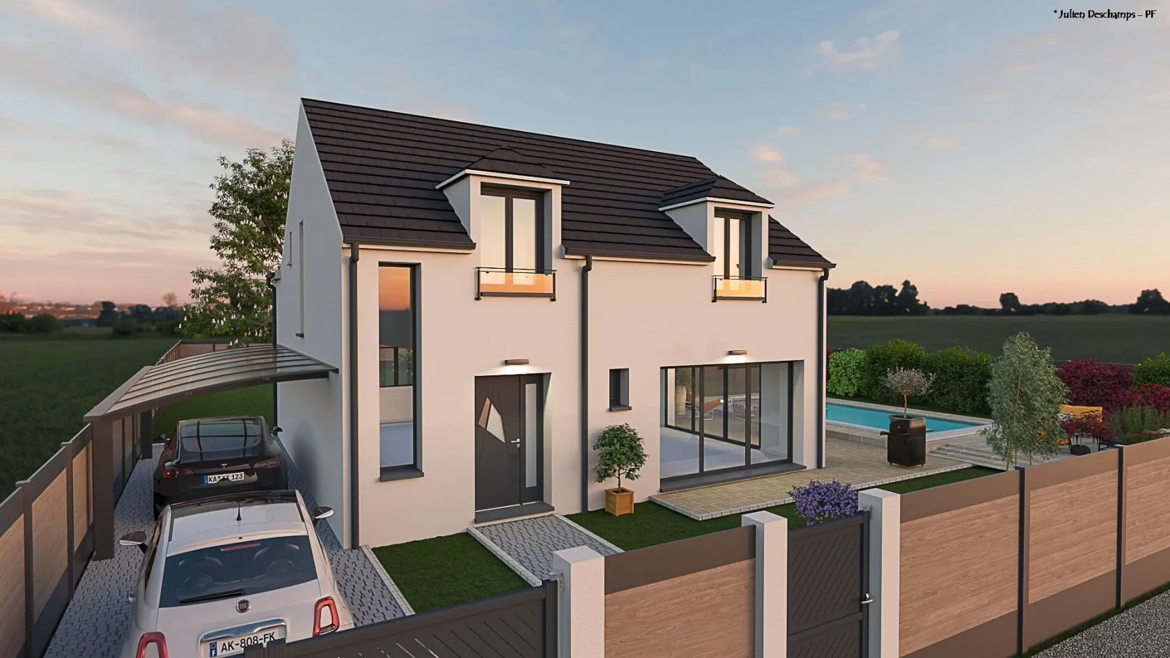 Maison neuve 130 m² à Bougival (78380)