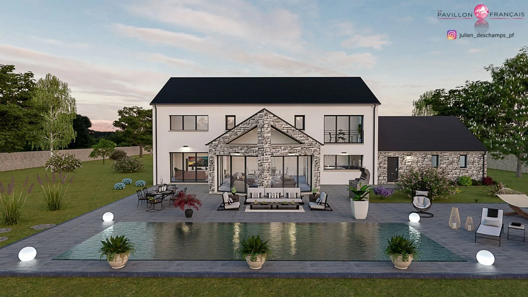 Maison neuve 200 m² à Feucherolles (78810)