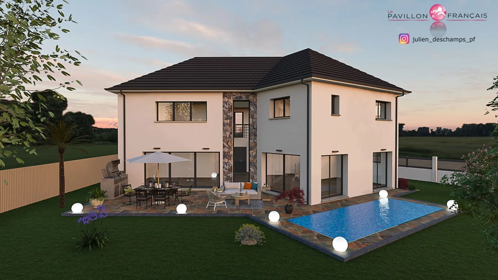 Maison neuve 180 m² à Fourqueux (78112)