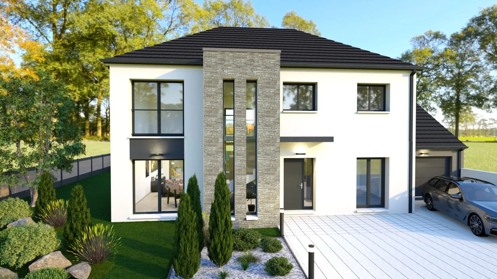 Terrain à bâtir 433 m² à Bréval (78980)